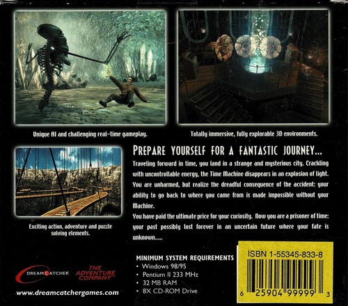 The New Adventures Of The Time Machine Pc New XP Inspired by H.G. Wells - Picture 2 of 3