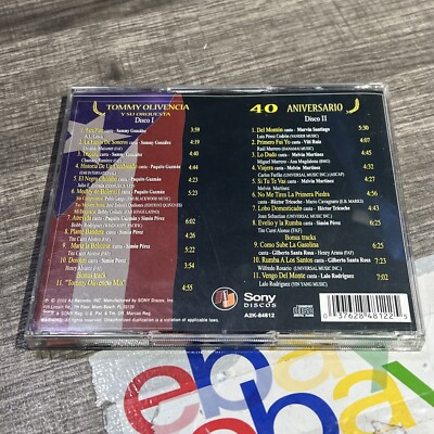 希少入手困難  Olivencia 40 Aniversario CD TOMMY OLIVENCIA Y SU ORQUESTA - 40 ANIVERSARIO (2002) / (2-CD'S