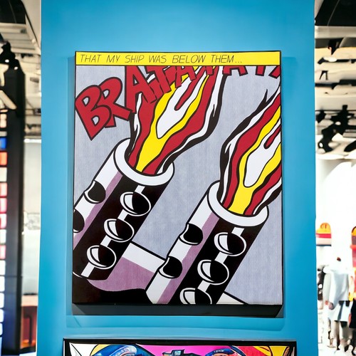 Roy Lichtenstein As i opened fire 1964 Stedelijk Museum Edition triptych Panel 3 - Picture 1 of 5