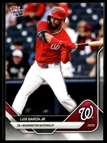 2025 Topps Now OD-196 Luis Garcia, Jr.