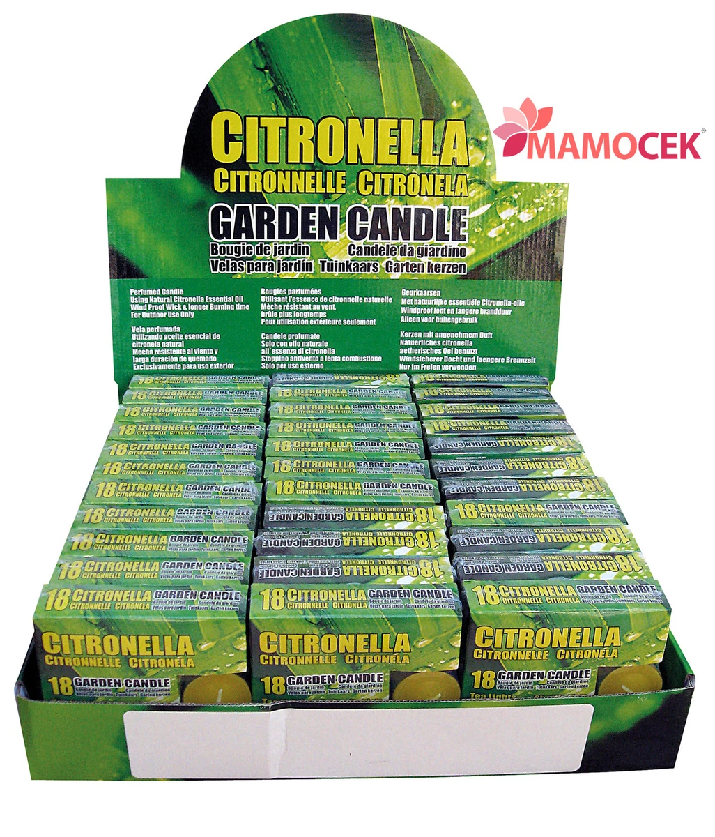 60 Candeline Tealight Alla Citronella – Profumate Per Esterni E Interni, Giallo Estivo, Tempo Di Combustione 4 Ore