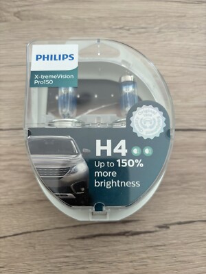 Philips H 4 Xtreme Vision Leuchtmittel Birne Auto Weiß Licht