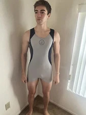 Rare Olympic Olympics Team USA gymnastics singlet Unitard Unisuit XS small