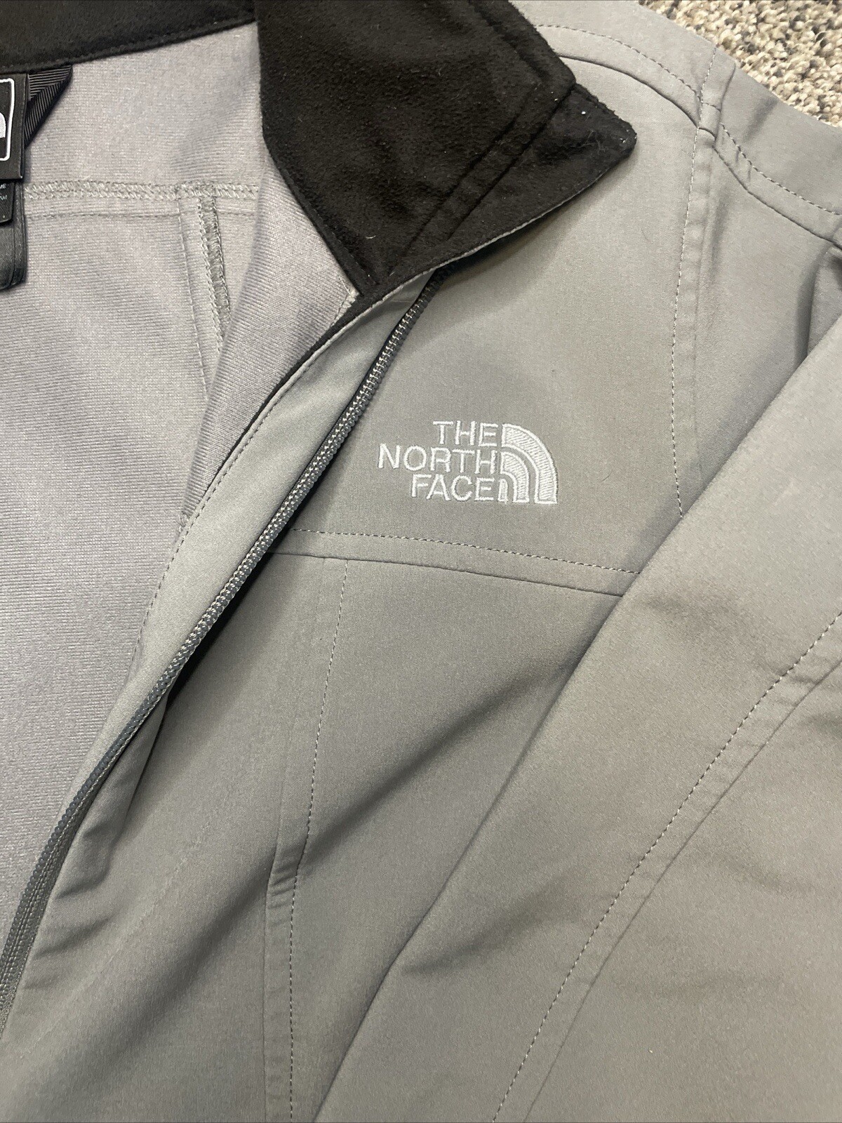 North Face Softshell Lightweight Jacket Gray Wome… - image 3