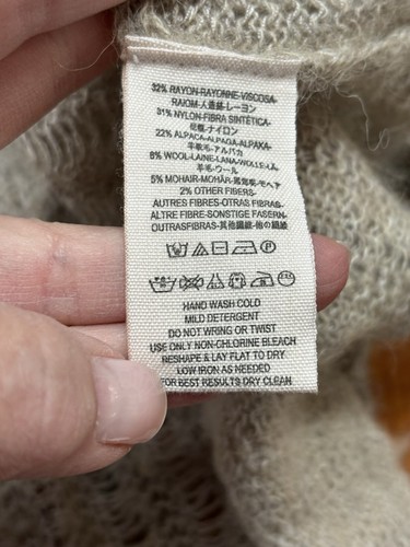 Suéter Free People Boho Talla XS Mezcla Alpaca Mangas Acampanadas - Imagen 4 de 8
