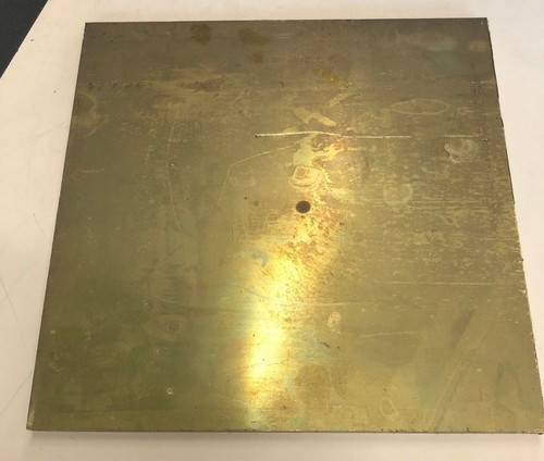 BRASS SHEET PLATE 250mm X 250mm X 10mm