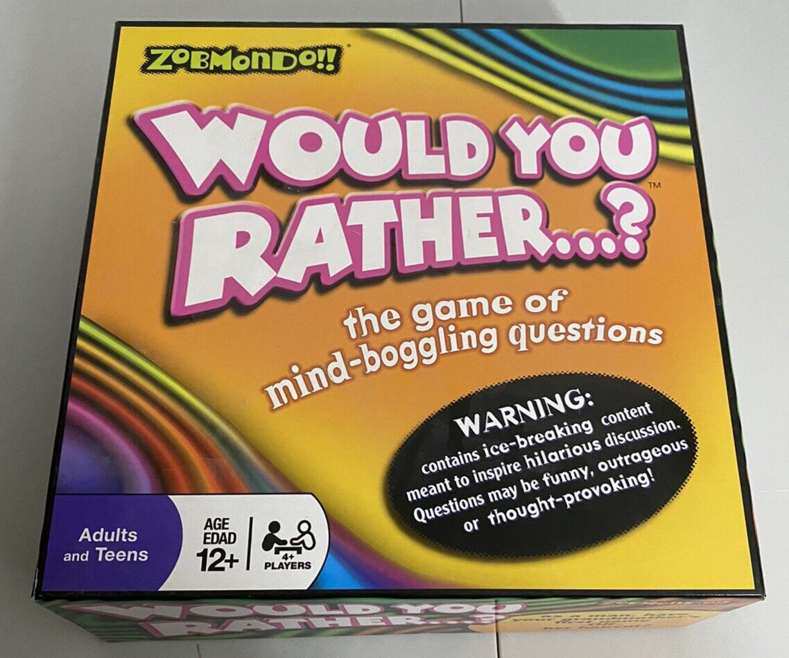 Zobmondo!! Would You Rather the Game of Mind-Boggling Questions - Complete