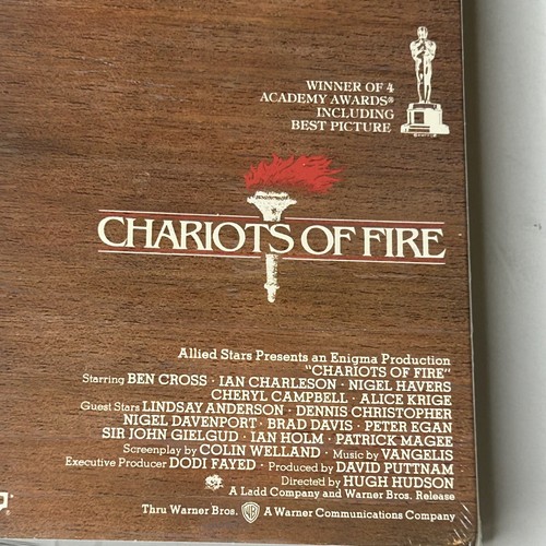 Vintage Chariot's Of Fire Factory Sealed VHS Cassette Tape Watermarks Rare 1991 - Picture 2 of 11