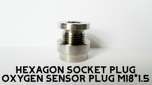 ROVER CAR DETECTOR DEVICE MOUNTING BOSS AND PLUGS M18x1.5 STEEL  - Picture 1 of 9