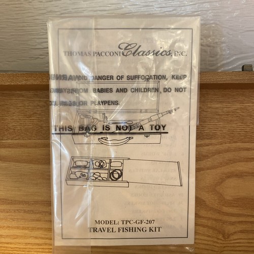 Very RARE!! Thomas Pacconi Classics Wooden Travel Fishing Kit Museum Series - 第 11/18 張圖片