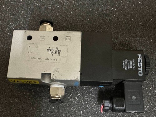 Festo VUVS-L25-M32C-AD-G14-F8 Solenoid Valve 575471 W/ VACF-B-C1-1 Coil 8030811 - Picture 6 of 10