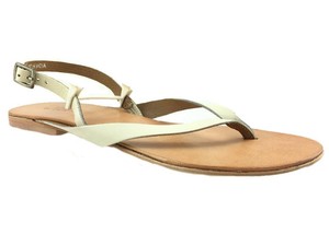 ladies white sandals size 4