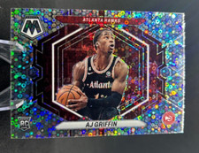 AJ Griffin 2022-23 Panini Mosaic Variation Silver Disco Prizm Fast Break Hawks