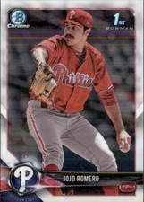 2018 BOWMAN CHROME PROSPECT 1ST PHILADELPHIA PHILLIES - JOJO ROMERO #BCP111