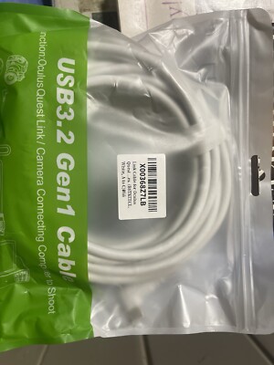 USB 3.2 Gen 1 Cable - USB to USB-C 16 Ft Cable, NEW 