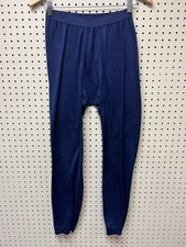 Patagonia Capilene Base layer Leggings Small Blue Midweight Pants Made in USA