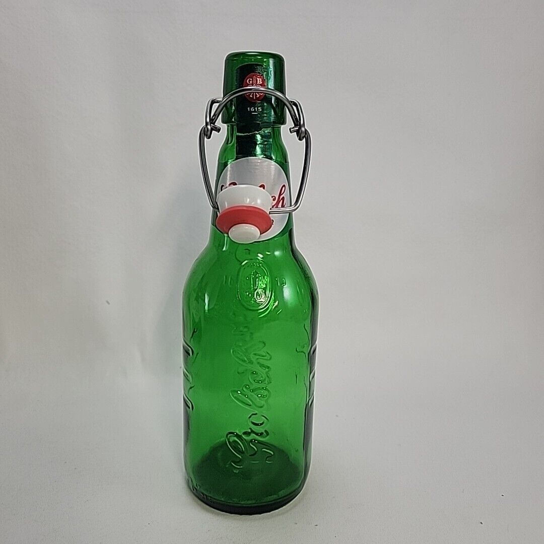 4 Pack Grolsch Green Glass Upcycled Beer Bottle Stemware  450ml  