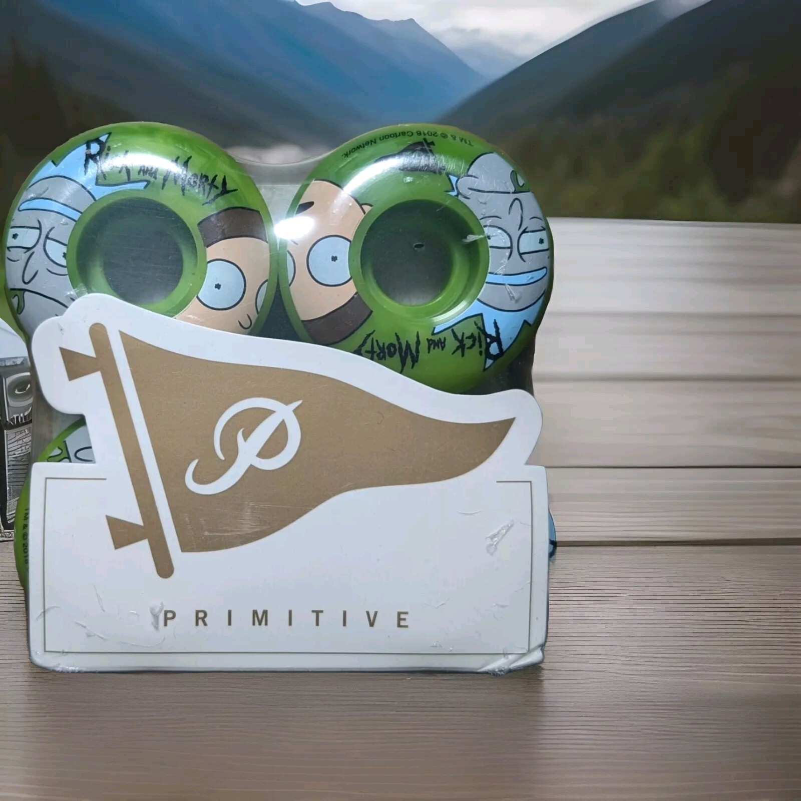 Primitive X Rick And Morty Skateboard Wheels Set  Adult Swim