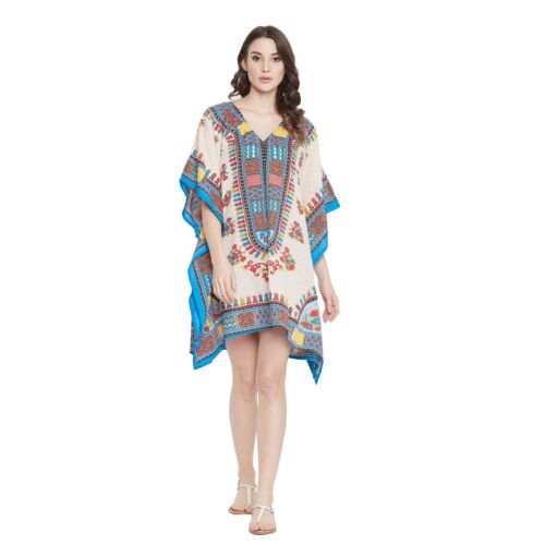 Women Tunic Loose Shirt Blouse Top Dress Beach Boho Kimono Sleeve Christmas Gift - Picture 9 of 159