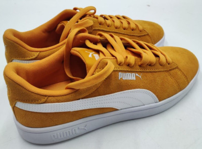Puma Sneaker 40 Smash 3.0 Desert Clay Weiß orange Silver 
