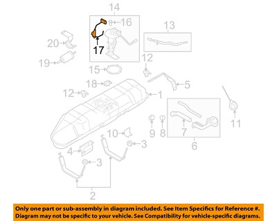 FORD OEM 2008 E-150 Fuel System Components-Fuel Sender Unit 6C2Z9A299AA
