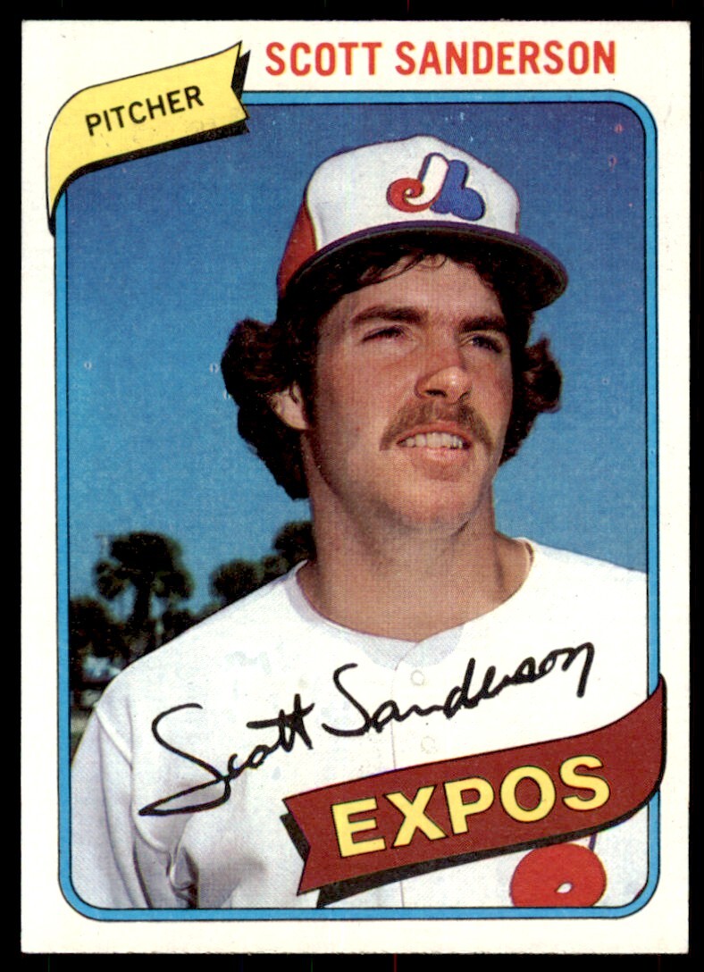 1980 TOPPS SCOTT SANDERSON . MONTREAL EXPOS #578