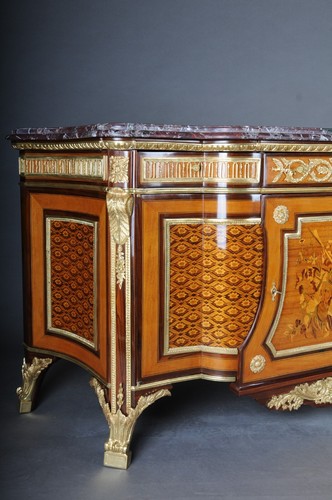 Commode Style Empire Louis XV De Le Zeit ( Temps) De Jean Henri Riesener - Photo 16 sur 24