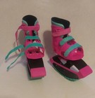 MADD GEAR Booster Bounce Boots for Kids Girls Sz:Y Age 5+ Pink/Light Blue  — photo 3