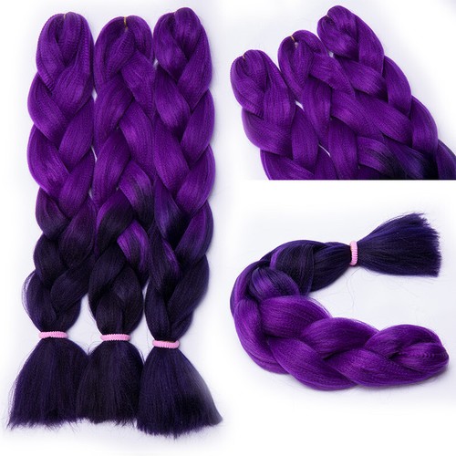Box Braids Handmade Jumbo Braiding Hair Extensions Afro Twist Ombre for human UK - Picture 39 of 72