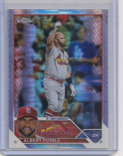 2023 Topps Chrome Prism Refractor Albert Pujols