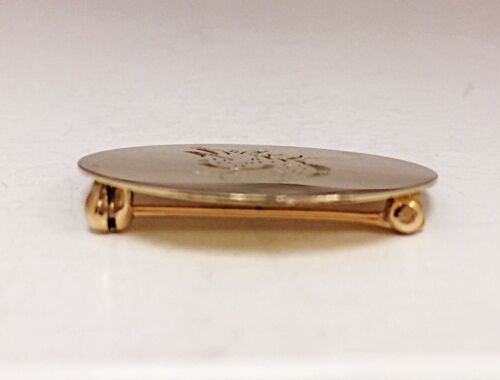 14K KARAT YELLOW GOLD BIRD PIN or BROOCH - Picture 6 of 9