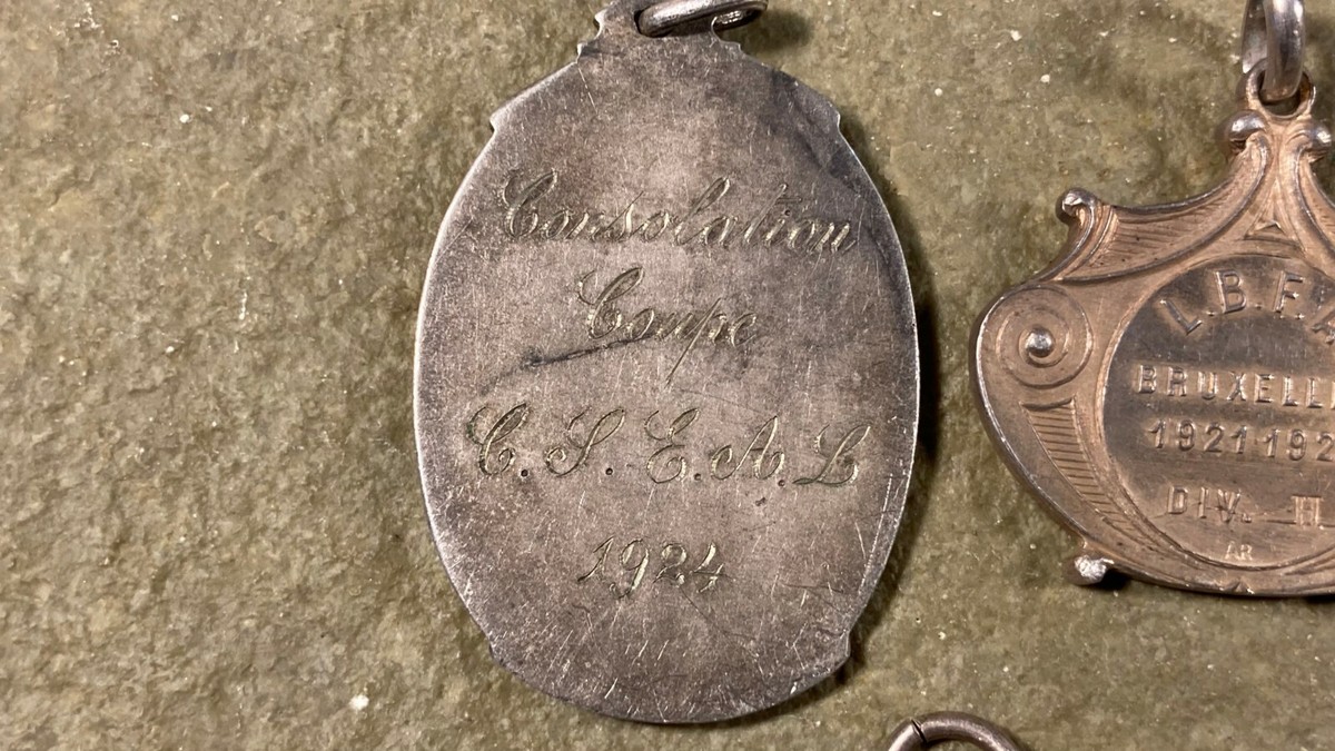 Lot De Médailles/trophées De Football Vintage Années 1920-1930 - Probablement En Argent, Allemagne