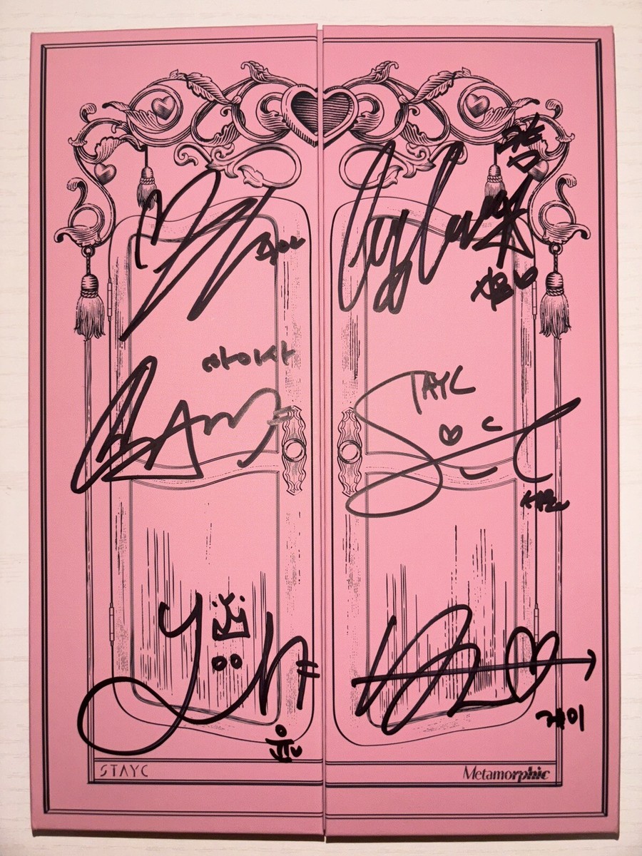 STAYC [Metamorphic] All Member Autographed Signed Album | eBay