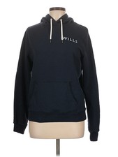 Jack Wills Women Black Pullover Hoodie 10