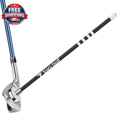 Golf Alignment Rods - Upgraded Magnetic Golf Club Alignment Stick, Golf Swing Tr