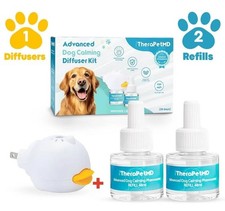 TheraPet MD Advanced Dog Calming Diffuser Kit 1 Diffuser  2 Refills FAST SHIP