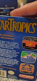 Startropics Nintendo NES (CIB) COMPLETE ,  all inserts  Steve letter untouched !
