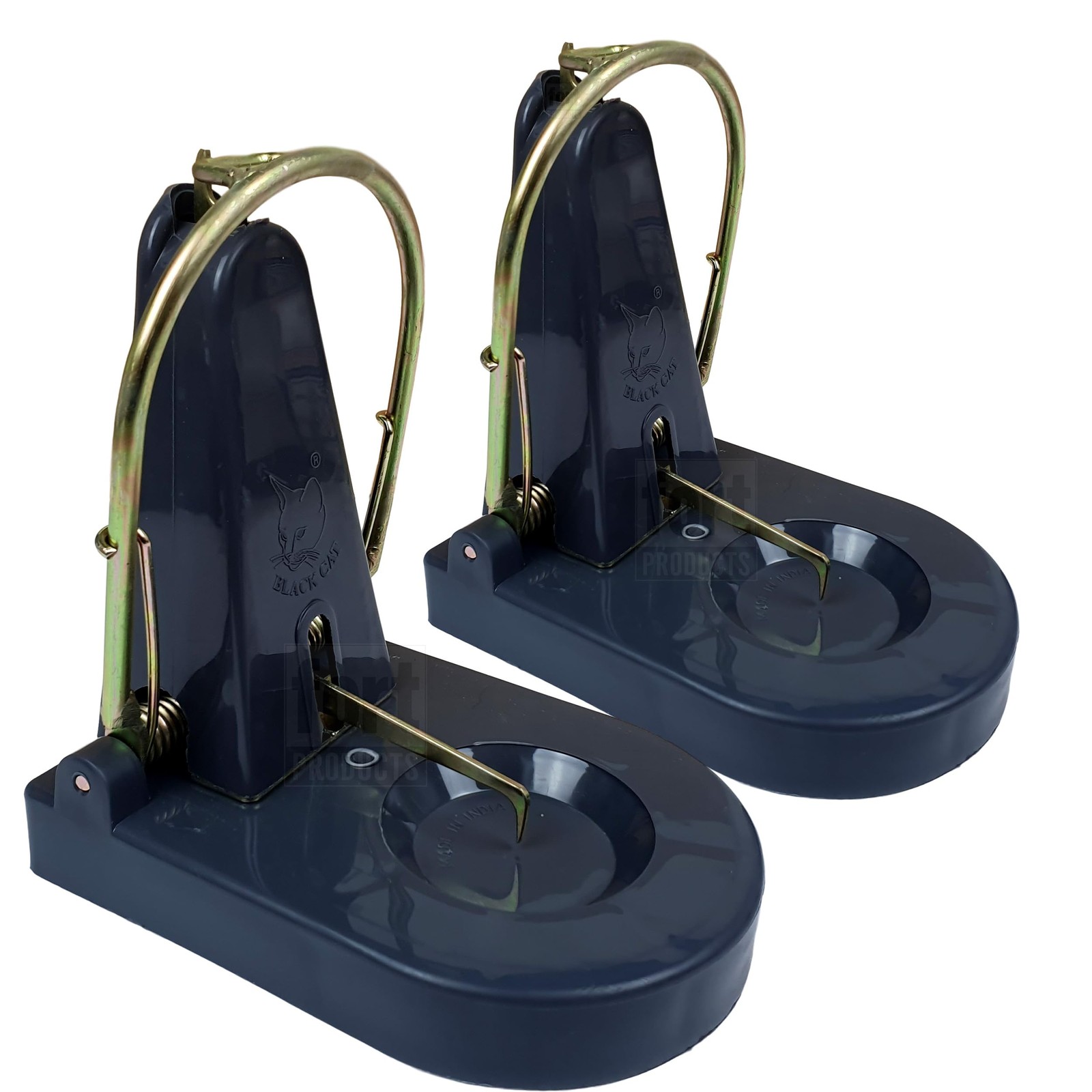 ROSHIELD 2x Large Heavy Duty Rat Control Trap - 2 Pack (Large), black