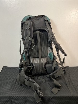 Gregory Shasta Hiking Backpack Green Black Gray Nylon Hip Belt