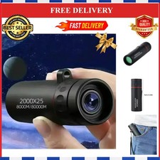 2000x25 HD Monocular Telescope Mini Portable for Hunting Birdwatching