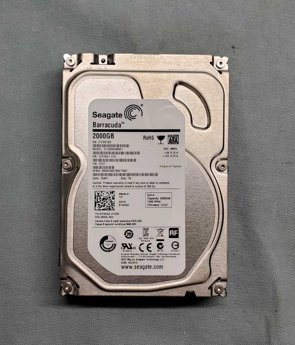 Seagate Barracuda St2000dm001 2tb for sale | eBay