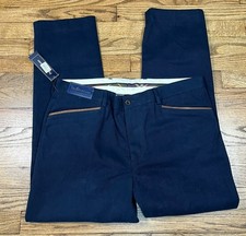 Vintage NWT Polo Ralph Lauren Navy Blue Corduroy Classic Fit Pants Men  s 36x30