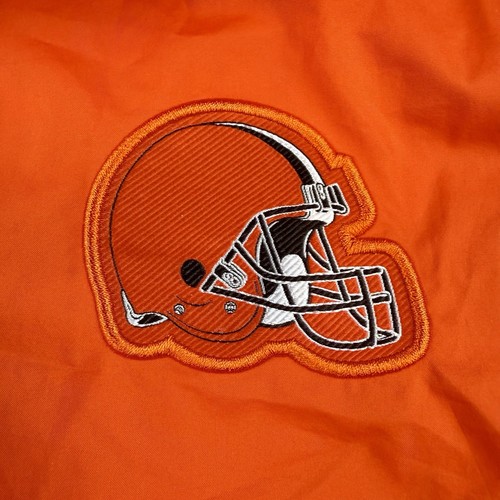 Cleveland Browns NFL Nike On Field Apparel Short Sleeve Windbreaker 1/2 Zip - Picture 4 of 13