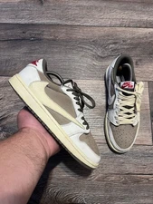 Jordan 1 Retro Low Travis Scott Cactus Jack Reverse Mocha Men's Sneakers US7