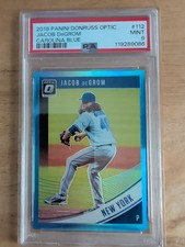 2018 Panini Donruss Optic - Jacob deGrom #112 Carolina Blue Prizm /50