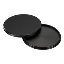 58mm Lens Filter Stack Cap Aluminum Alloy Circular Filter Stacks Black