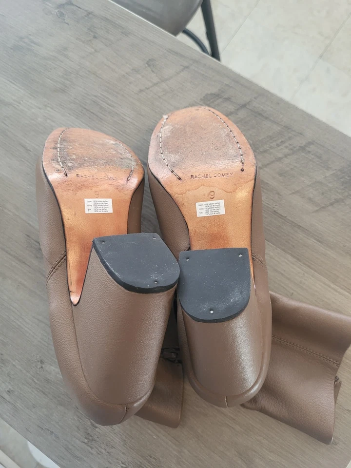 Botas de tornozelo Rachel Comey Saco, salto alto bloco, 9 marrom acastanhado - Imagem 4 de 4