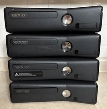 Lot Of 4 Broken Microsoft XBox 360 S Slim Console 1439 For Parts Repair Only