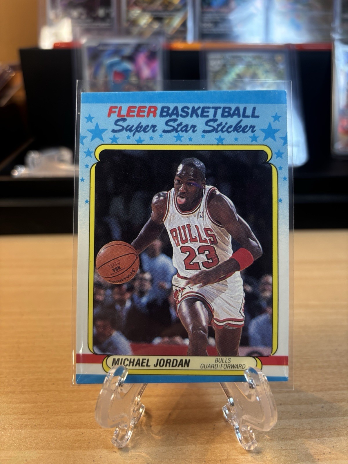 1988-89 Fleer Superstar Sticker - Michael Jordan #7