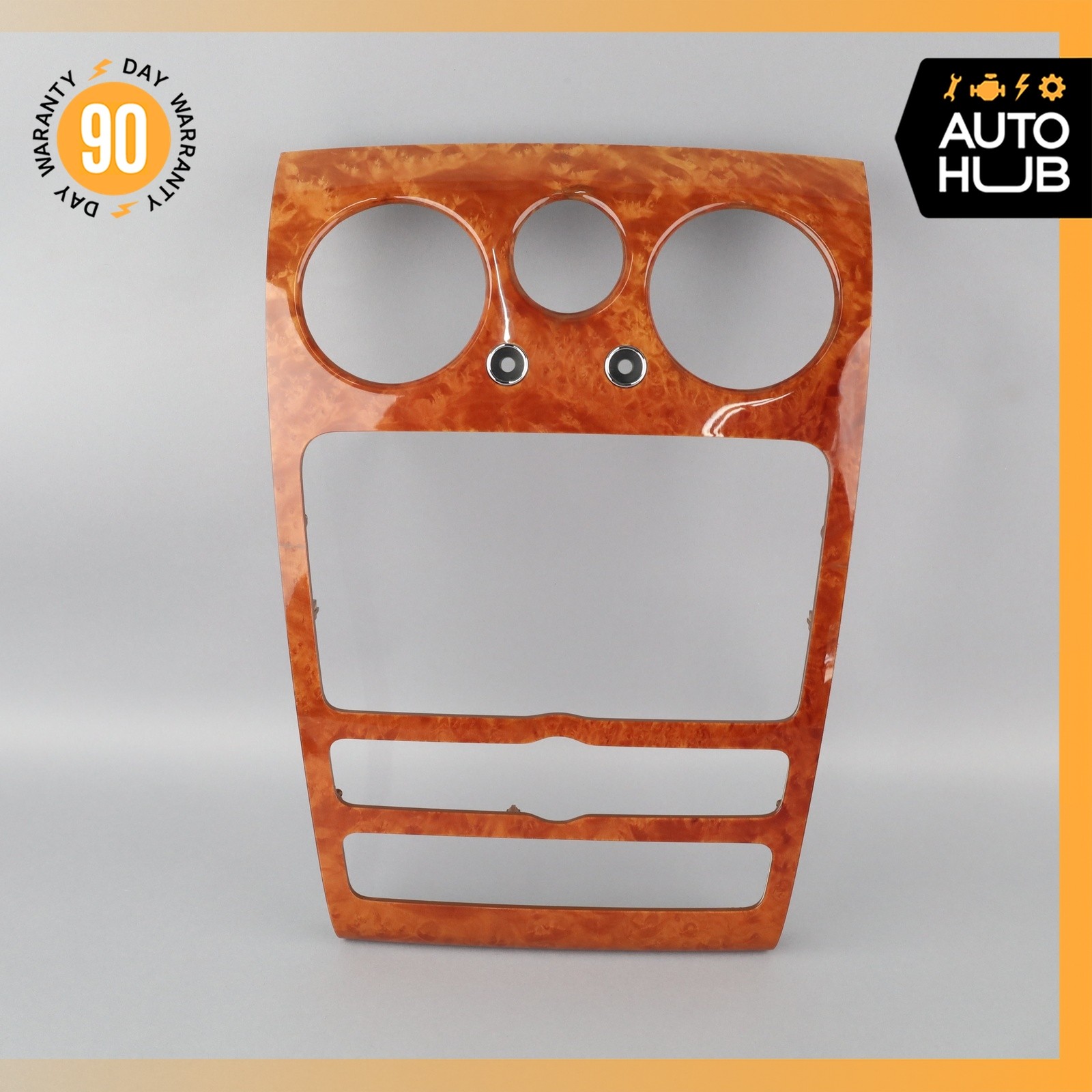 03-13 Bentley Continental GTC GT Center Dashboard Instrument Panel Wood OEM